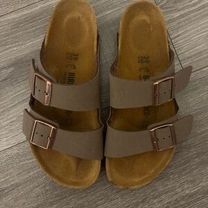Brown Birkenstock Arizona Sandals